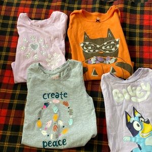 Long sleeve 3-4T shirts